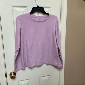 UNIGLO Women’s Lavender Long Sleeve Top